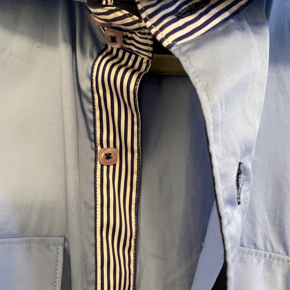 Envy Couture Slim Fit Button Down Shirt - Picture 8 of 10